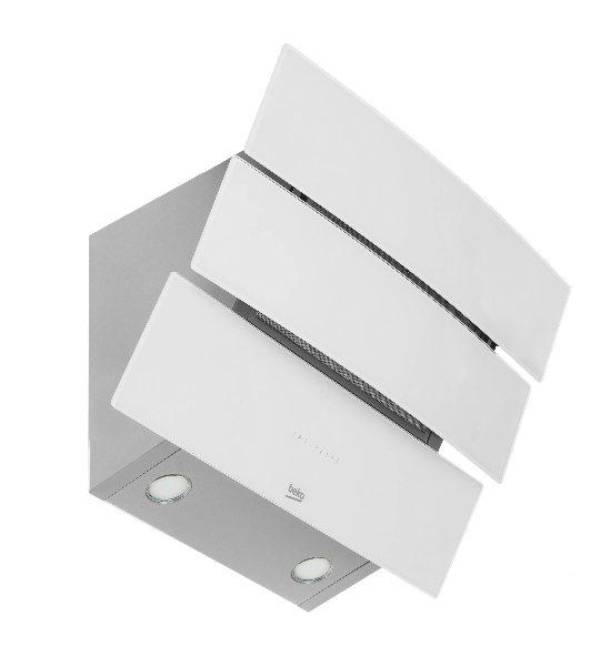 Вытяжка наклонная Beko HCA 62640 W белый, 60 см, 537 м³/ч, 48 дБ