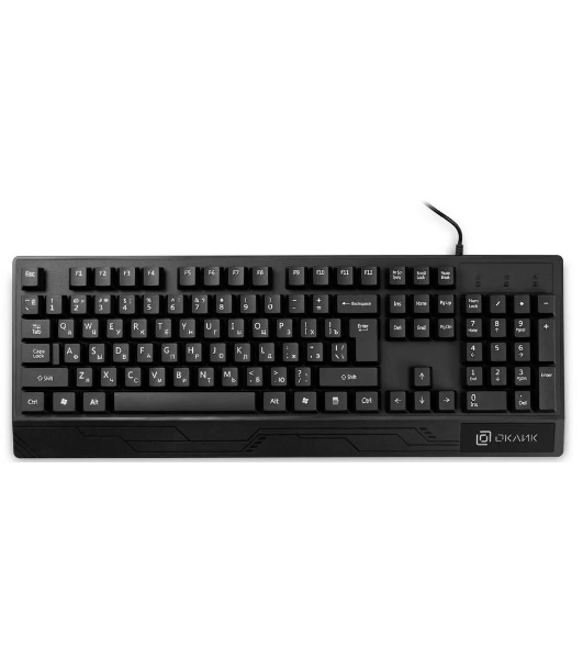 Клавиатура Oklick 115M проводная, USB Type-A, чёрный