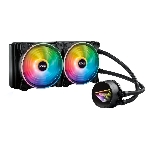 Система жидкостного охлаждения XPG Levante X 240, черный 120мм алюминий+медь 2000rpm 18.17db 4-pin 250W, фото 1
