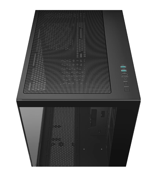 Компьютерный корпус Deepcool CG530 черный без БП ATX 2x120мм 2x140мм 2xUSB 2.0 1xUSB 3.0 audio bott PSU