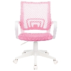 Кресло Бюрократ CH-W695NLT TW-06A TW-13A розовый, сетка/ткань, 120 кг, механизм качания, фото3