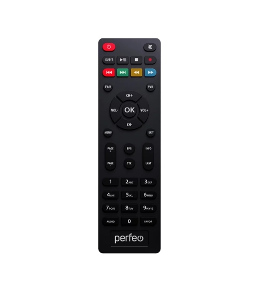 Приставка для цифрового ТВ Perfeo STREAM черный, DVB-T2, DVB-T, DVB-C, HDMI, USB 2.0 х2