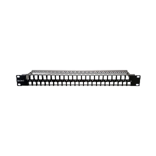 Патч-панель наборная DKC RNKPP48E1 19'' 1U под 48 модулей Keystone. UTP