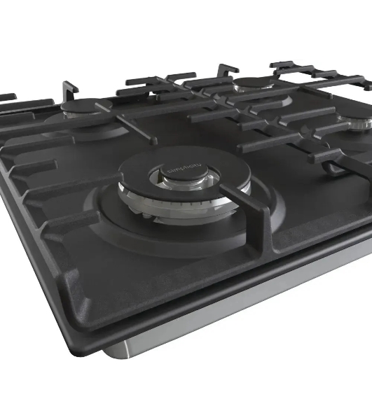 Газовая варочная панель Gorenje GW642SYB, 4 конфорки, эмалированная сталь, черный