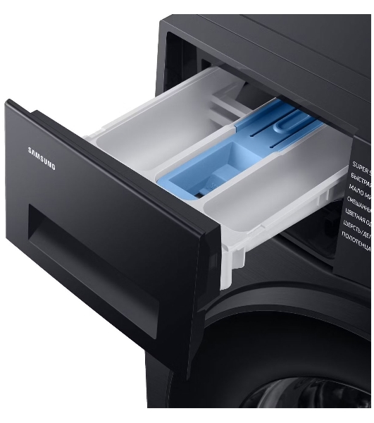 Стирально-сушильная машина Samsung WW90DG5U34ABLP черный, загрузка фронтальная 9 кг, 1400 об/мин., класс: A