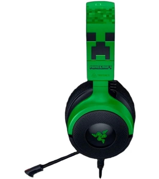Гарнитура Razer Kraken V4 X зеленый/чёрный, проводная, подсветка