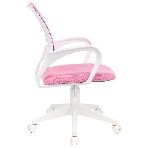 Кресло Бюрократ CH-W695NLT TW-06A TW-13A розовый, сетка/ткань, 120 кг, механизм качания, фото4