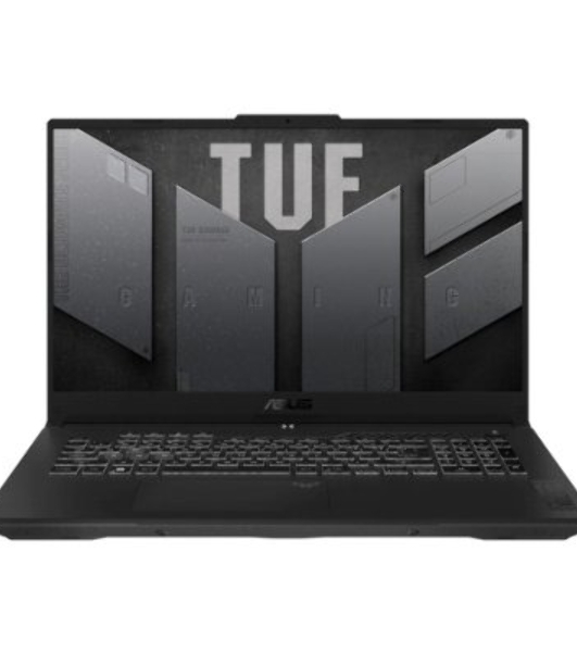 Ноутбук ASUS TUF F17 FX707VUR-HX225 серый 90NR0CS5-M00E30 17.3'(1920x1080 (матовый, 144Hz) IPS)/Intel Core 5 210H(2.2Ghz)/16Gb/512PCISSDGb/noDVD/Ext:nVidia GeForce RTX 4050(6144Mb)/Cam/BT/WiFi/56WHr/war 1y/2.6kg/DOS