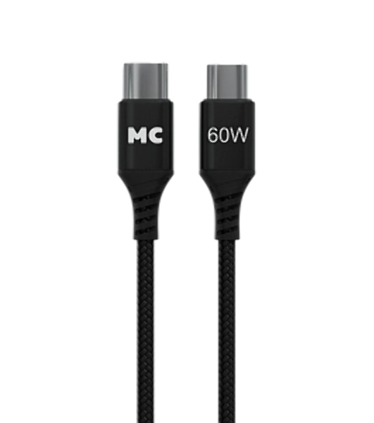 Кабель MORE CHOICE (4620202554093) K69aa 2м USB 3.0A PD 60W для Type-C Type-C- 2м, черный