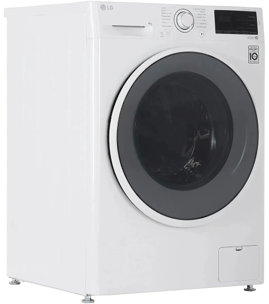Стиральная машина LG F2J6TN0W белый, загрузка фронтальная 8 кг, 1200 об/мин, класс A