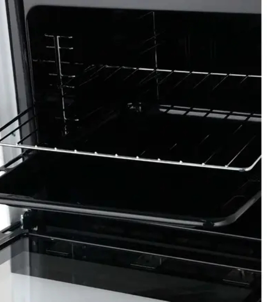 Плита газовая De Luxe 506040.24Г ЧР белый, конфорок 4 шт, духовка 54 л, 50 см x 85 см x 60 см