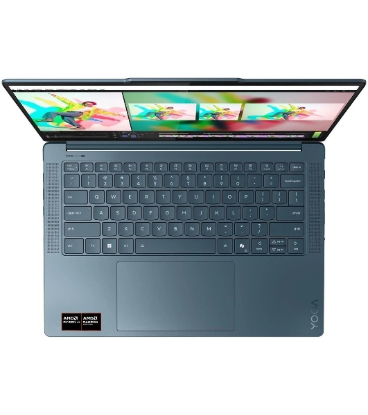 Ноутбук Lenovo Yoga Pro 7 14AKP10/14.5' OLED /AMD Ryzen AI 7 350 32Gb/1Tb SSD/AMD Radeon 860M/Windows 11 Pro/бирюзовый/1.54kg