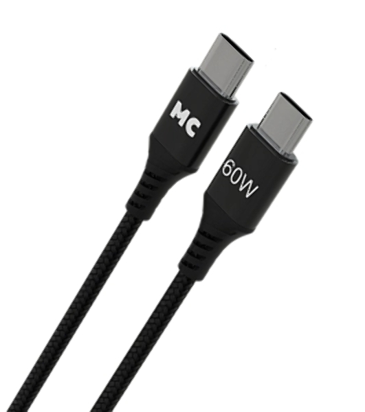 Кабель MORE CHOICE (4620202554093) K69aa 2м USB 3.0A PD 60W для Type-C Type-C- 2м, черный