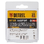 Набор бит Denzel PH2х25, сталь S2, шестигранный профиль, 10 шт., фото3