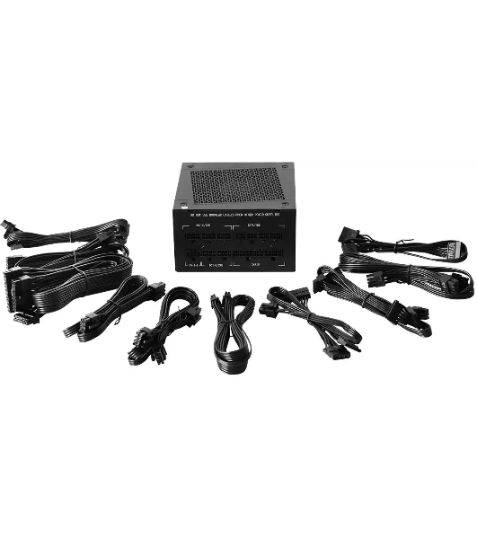 Блок питания Bloody BD-PS1250P, 1250 Вт, 80 PLUS Platinum, 140мм, модульный, черный