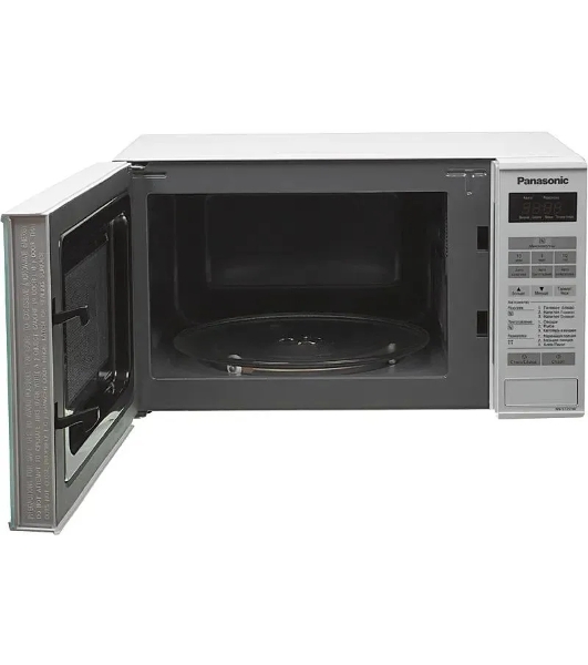 Микроволновая печь Panasonic NN-ST251WZPE белый, 20 л, 800 Вт, переключатели - сенсор