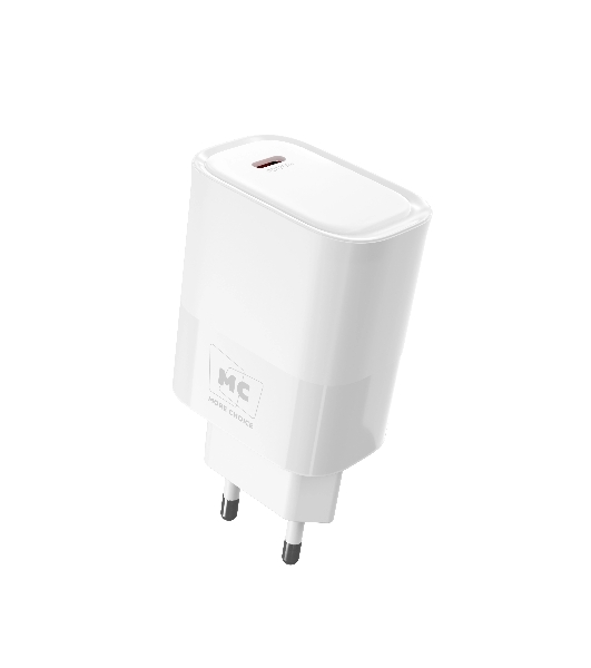 Сетевое зарядное устройство MORE CHOICE (4620202553508) NC67a СЗУ 1Type-C 3.0A PD 20W, белый