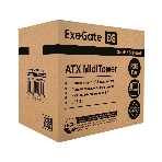 Компьютерный корпус Miditower ExeGate EVO-9211-800NPX (ATX, БП 800NPX с вент. 12см, с окном, 2хUSB+1хUSB3.0, HD аудио, черный, 1 вент. с RGb подсветкой), фото2