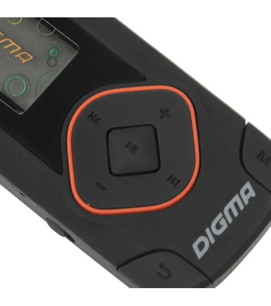 Плеер Flash Digma R3 8Gb черный/0.8'/FM/microSD/microSDHC/clip