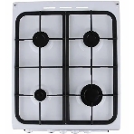 Плита газовая De Luxe 506040.24Г ЧР белый, конфорок 4 шт, духовка 54 л, 50 см x 85 см x 60 см, фото4
