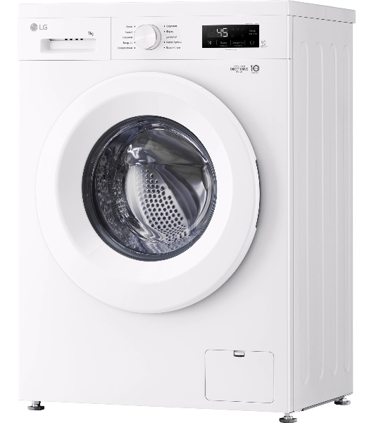 Стиральная машина LG F2Y1HS3W белый, загрузка фронтальная 7 кг, 1200 об/мин., класс: А