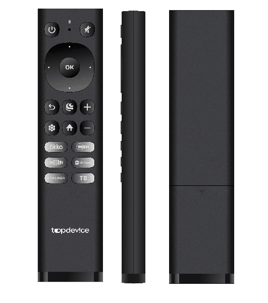 Телевизор TopDevice 50' TDTV50CS08U_BK черный UHD Smart TV Салют