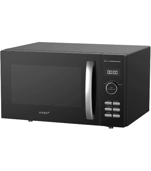 Микроволновая печь Vitek VT-MW1425 черный, 25 л, 900 Вт, переключатели - кнопки, поворотные переключатели
