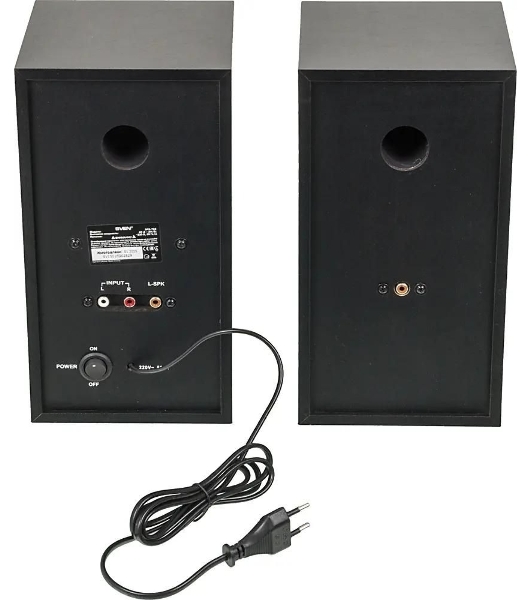 Акустическая система SVEN SPS-702 2.0 черный 40Вт