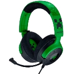 Гарнитура Razer Kraken V4 X зеленый/чёрный, проводная, подсветка, фото 1