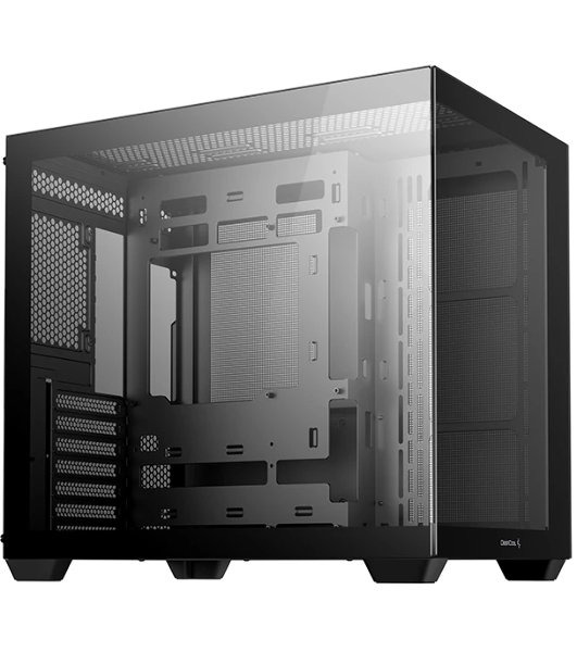 Компьютерный корпус Deepcool CG530 черный без БП ATX 2x120мм 2x140мм 2xUSB 2.0 1xUSB 3.0 audio bott PSU