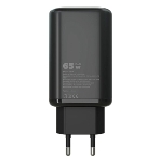 Сетевое зарядное устройство MORE CHOICE (4610196409646) NC79 1USB+2Type-C 3.0A PD 65W быстрая зарядка черный, фото5