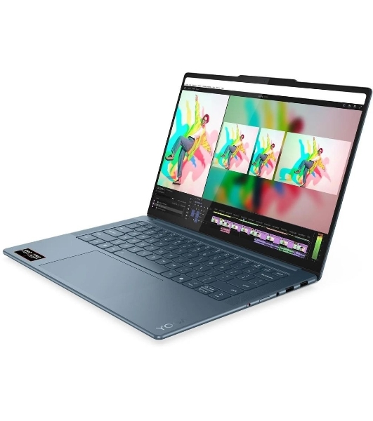 Ноутбук Lenovo Yoga Pro 7 14AKP10/14.5' OLED /AMD Ryzen AI 7 350 32Gb/1Tb SSD/AMD Radeon 860M/Windows 11 Pro/бирюзовый/1.54kg