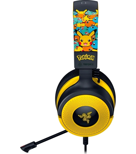Гарнитура Razer Kraken V4 X Pokemon Kanto Starters Edition мультицвет, проводная, подсветка
