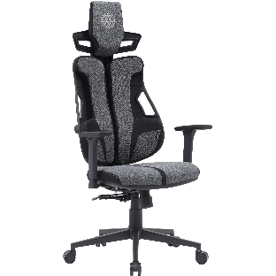 Кресло Cactus CS-CHR-DUO-GYBK серый, экокожа
