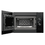 Встраиваемая микроволновая печь MONSHER MMH 1015 Noir, High-Tech, 15 л, мощность 600 Вт, 5 уровней мощности, размораживание, поворотное управление, черный, фото3