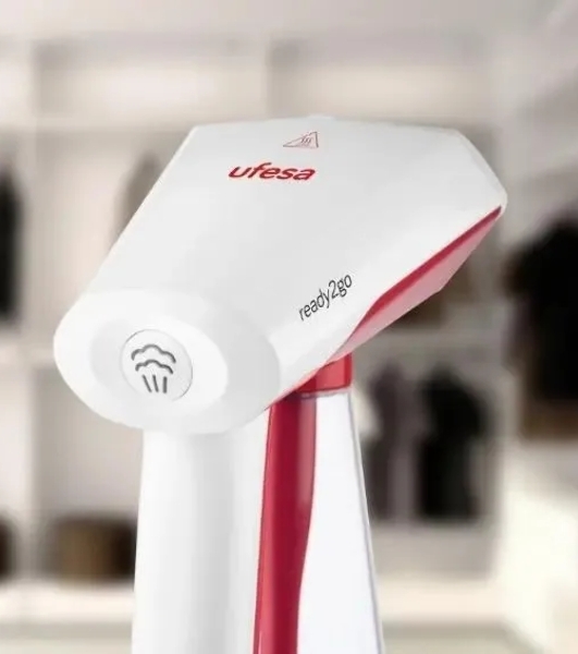 Отпариватель Ufesa GS1600 READY2GO белый/красный, 1600 Вт, 30 г/мин, 200 мл