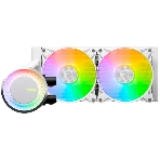 Система жидкостного охлаждения MSI MAG CORELIQUID E240 белый 120мм алюминий+медь 1800rpm 32.5db 4-pin 310W, фото2