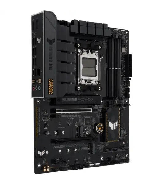 Материнская плата ASUS TUF GAMING B650E-PLUS WIFI, AM5, AMD B650, 4xDDR5, 4xSATA, 3xM.2, 1xPCIe 5.0 x16, 1xPCIe 4.0 x4, 2xPCIe 4.0 x1, 1xDisplayPort, 1xHDMI, 1x2.5Gb LAN, Wi-Fi 6E, Bluetooth 5.3, 1xUSB-C 20Gbps, 3xUSB-A 10Gbps, 6xUSB-A 2.0, 5x3.5 мм, 7.1, ATX
