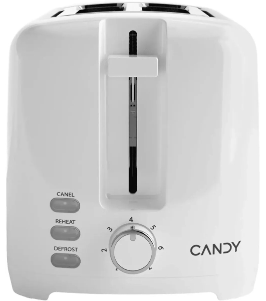 Тостер Candy CT-250 белый, 930 Вт, 2 слота