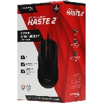 Мышь беспроводная HyperX Haste 2 черный, 26000 dpi, радиоканал, Bluetooth, USB, кнопки - 5, фото3