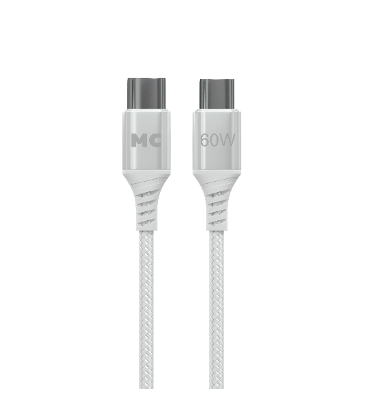 Кабель MORE CHOICE (4620202554116) K69aa 2м USB 3.0A PD 60W для Type-C Type-C- 2м, белый