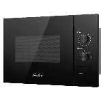 Встраиваемая микроволновая печь MONSHER MMH 1015 Noir, High-Tech, 15 л, мощность 600 Вт, 5 уровней мощности, размораживание, поворотное управление, черный, фото4