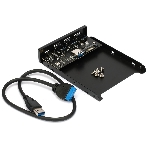 Планка USB 3.0 на переднюю панель 3.5' Gembird, FP3.5-USB3-3A1C, USB/Type-C, USB-A 3.0/Type-C, фото3