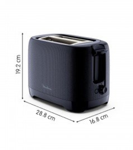 Тостер Moulinex LT2M0810 черный, 850 Вт, 2 слота