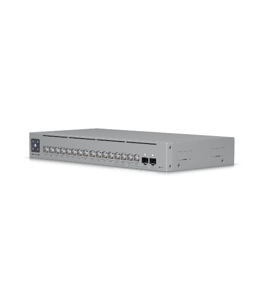 Коммутатор Ubiquiti UniFi Switch Pro Max 16 PoE PoE-коммутатор в стойку, 4х 2.5G RJ45, 12х 1G RJ45, 2х 10G SFP+, раздача 180 Вт