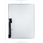 Сенсорное стекло (тачскрин) для iPad, 3 белое с кнопкой, фото 1