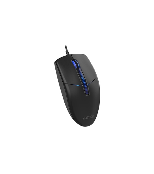Мышь проводная A4Tech N-530S черный, 1200 dpi, USB, кнопки - 3