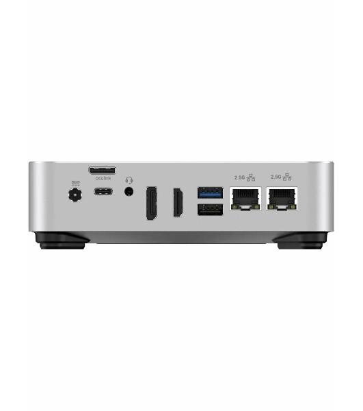 Мини ПК Acer Gadget E10 ETBox1 i5 13500H (2.6) 16Gb SSD 512Gb UHDG Win 11Pro 2x2.5GbitEth WiFi BT 120W серебристый/черный