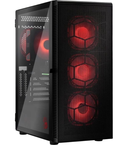 Компьютер Bloody BD-PC RAB84T2 TWR Ryzen 7 7700 (3.8) 32Gb SSD1Tb RTX5060 8Gb Windows 11 Home 64 2.5xGbitEth 650W черный (RUS) (2142055)
