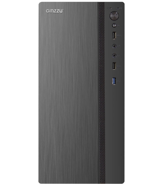 Компьютерный корпус Ginzzu B200 1хUSB 3.0,2хUSB 2.0,AU w/o PSU